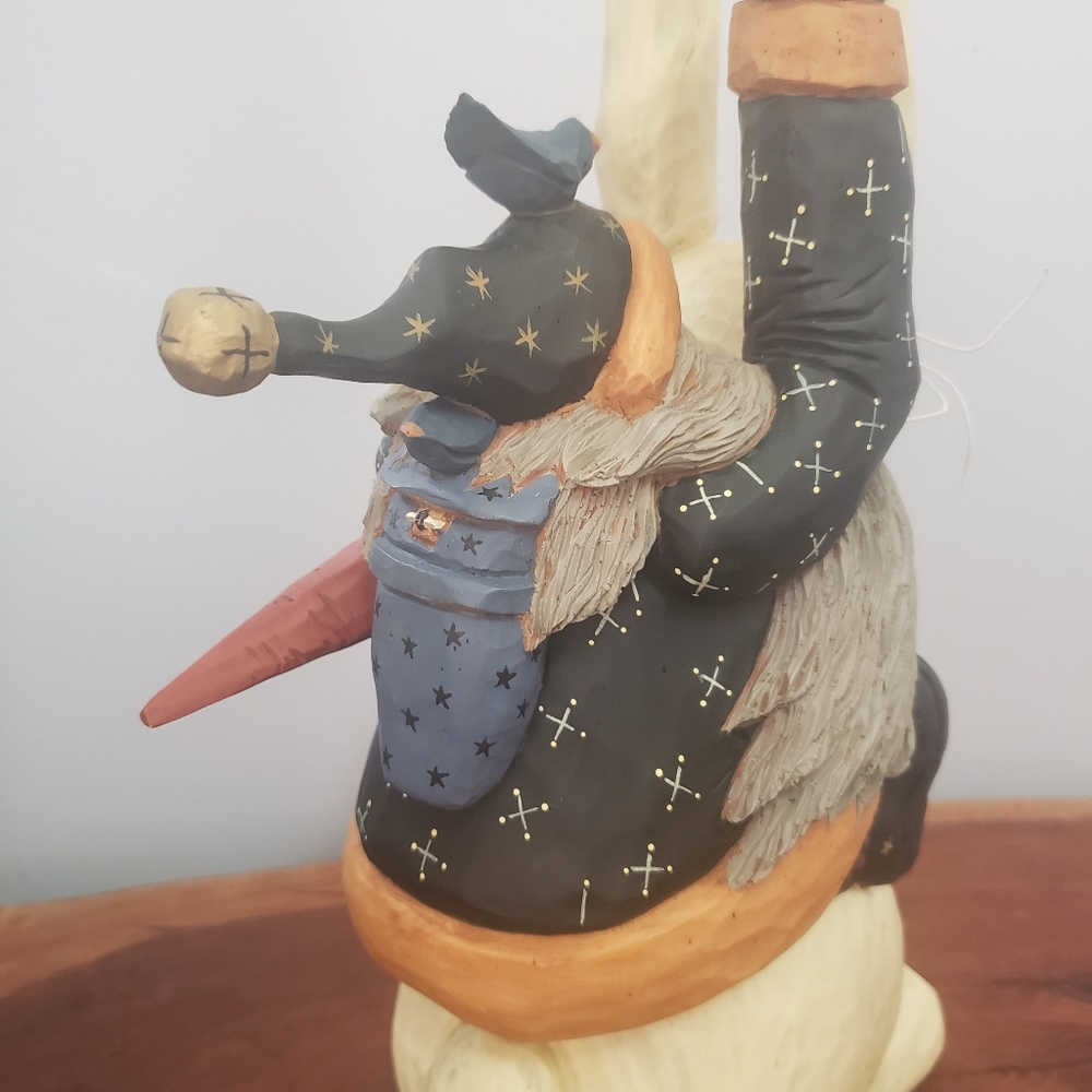Vintage WILLIRAYE STUDIO Santa Riding Giant Rabbit NIB Williraye Studio - Picture 5 of 13